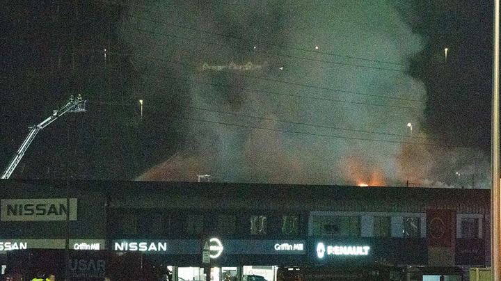 Treforest: Huge smoke cloud fills sky as fire rages after 'explosion' in South Wales