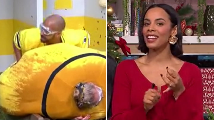 Rochelle Humes jokes about husband Marvin's I'm a Celeb 'humping' trial with Josie Gibson