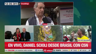 Elecciones en Brasil: Daniel Scioli aseguró que hay "transparencia" y llamó a "acatar los resultados"