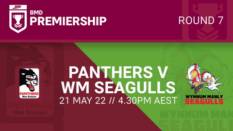 West Brisbane Panthers - WQRL v Wynnum Manly Seagulls - QWRL