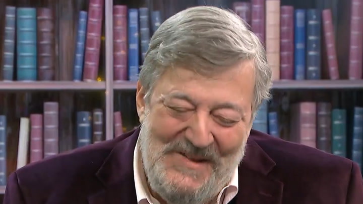 Stephen Fry recalls 6ft fall from O2 stage in first live interview since 'nasty' accident