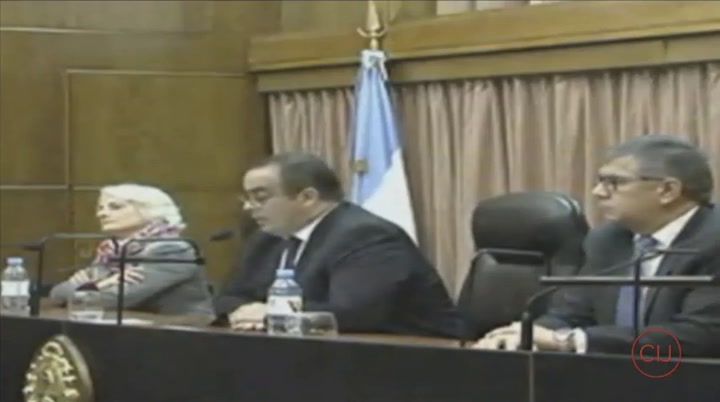 El momento de la condena a Amado Boudou por el caso Ciccone - Fuente: CIJ Argentina