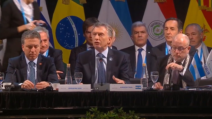 El Presidente en la Sesión Plenaria de la LIV Cumbre del Mercosur y Estados Asociados