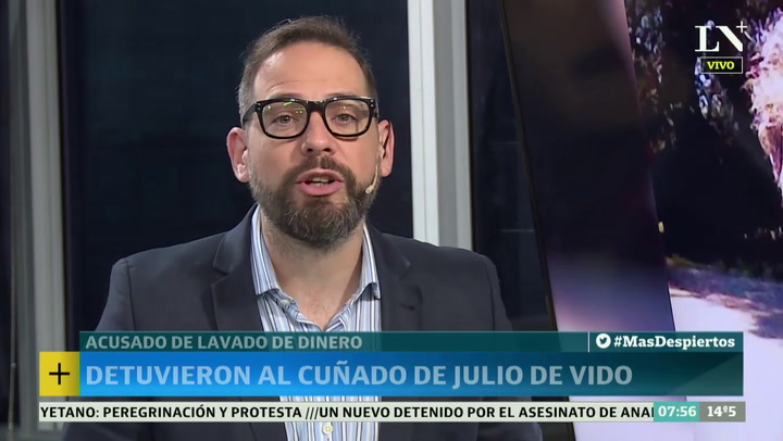 Detuvieron al cuñado de Julio De Vido - Valeria Vera en Más Despiertos