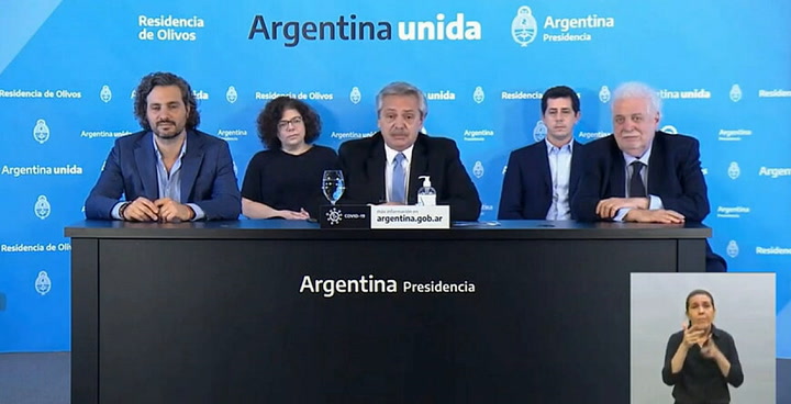 El anuncio del presidente Alberto Fernández