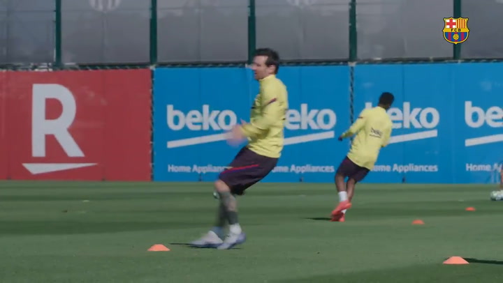 Volvieron los rondos al entrenamiento de Barcelona - Fuente: FC Barcelona