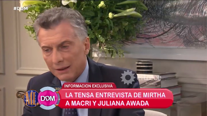 Mauricio Macri y Juliana Awada con Mirtha Legrand