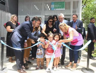 Alberto Fernández encabezó el acto de finalización de 30 Centros de Desarrollo Infantil en Pilar