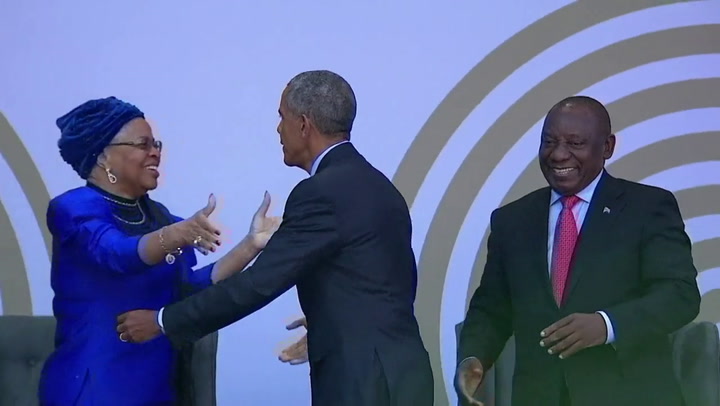 Obama conmemora centenario de Mandela con esperado discurso - Fuente: AFP