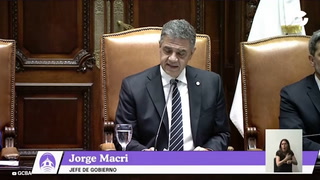 Jorge Macri en la Apertura de Sesiones: "Queremos ser una ciudad ordenada y segura"