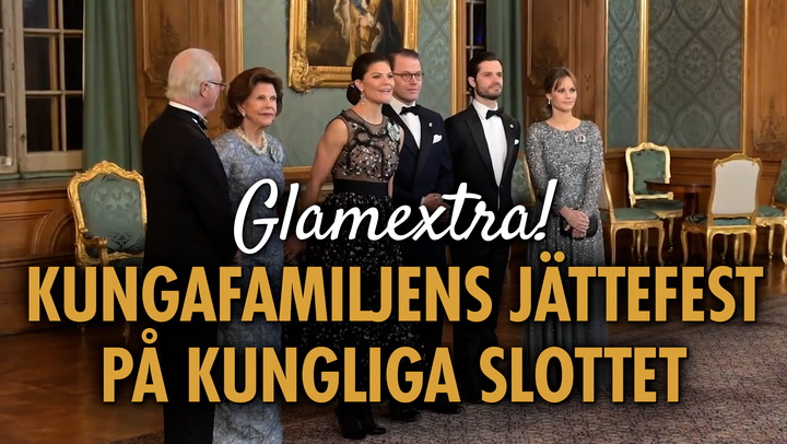 Glamextra! Kungafamiljens jättefest på Kungliga slottet