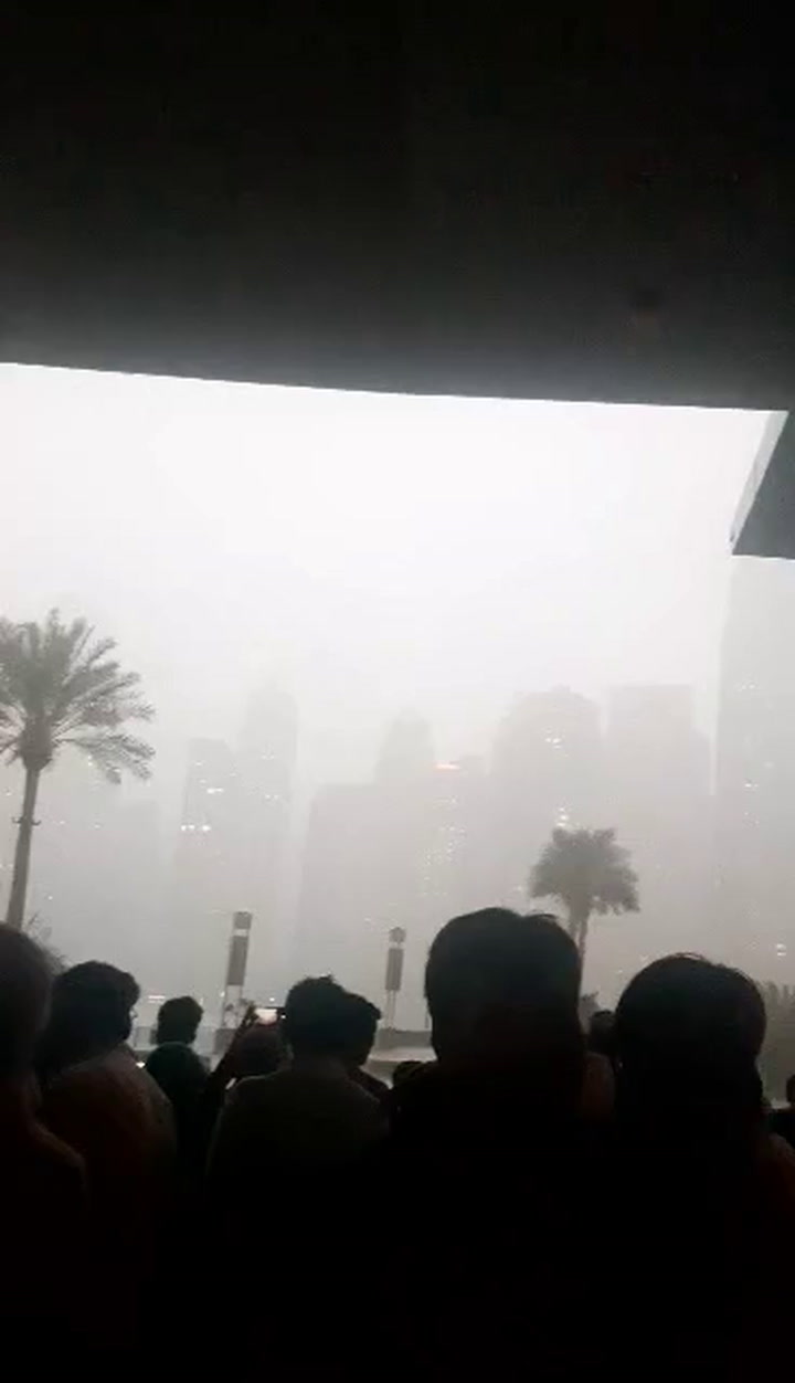 Lecsapott a vihar Dubajban