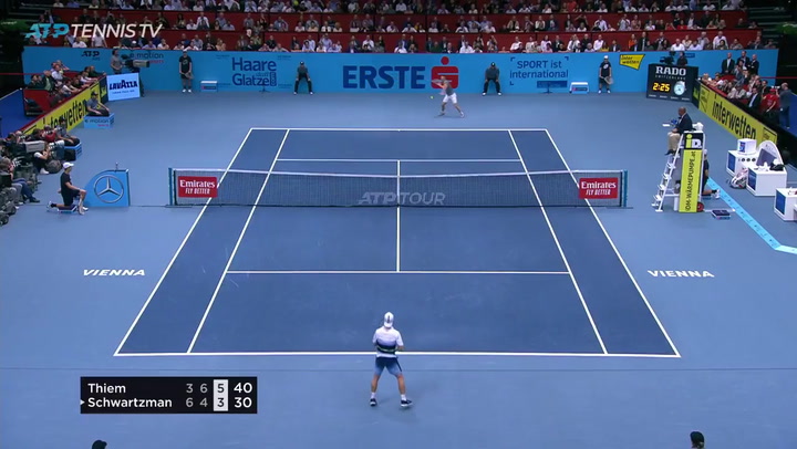 Diego Schwartzman-Dominic Thiem: el argentino cayó en una gran final en el ATP 500 de Viena