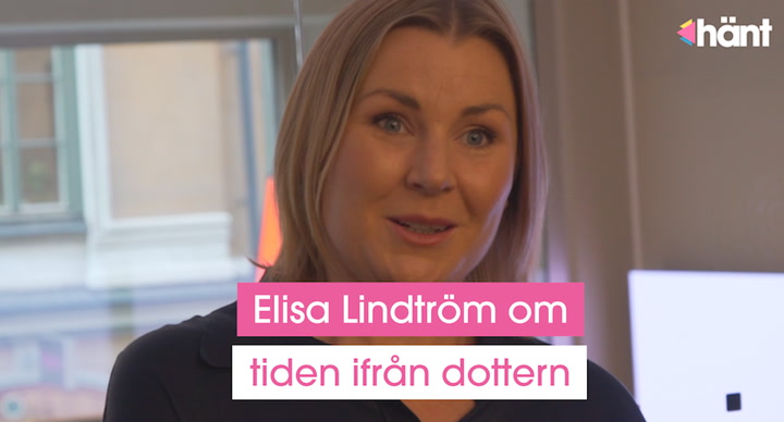 Elisa Lindström om tiden ifrån dottern: ”Största utmaningen”
