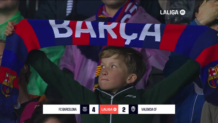 FC Barcelona 4-2 Valencia: resumen y goles | LaLiga EA Sports (J33)