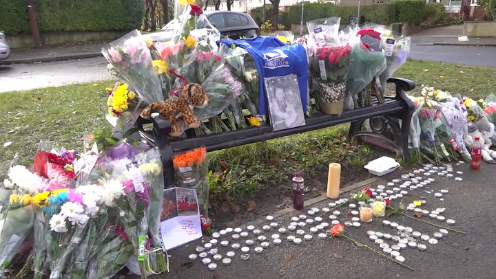 Floral tributes laid in honour of stabbed Leeds schoolboy