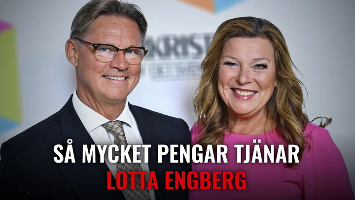 Så mycket pengar tjänar Lotta Engberg!