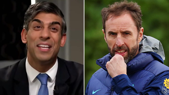 Sunak shared joke with England manager Southgate about having 'tough jobs'