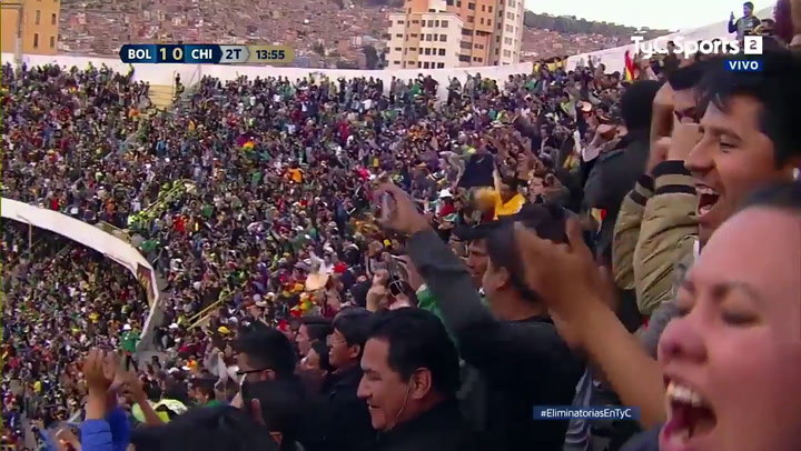 El gol de Bolivia