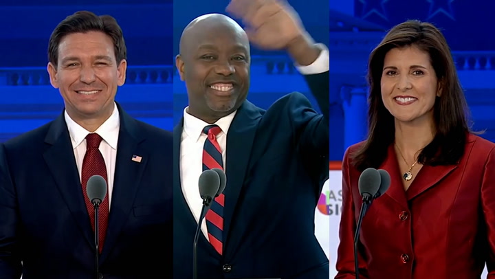 Watch the highlights from a stormy second GOP debate