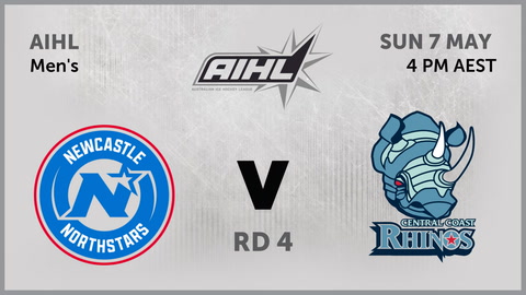07 May - Australian Ice Hockey League - RD 4 - North Stars v Rhinos