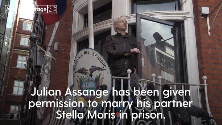 Julian Assange granted permission to marry partner in Belmarsh prison