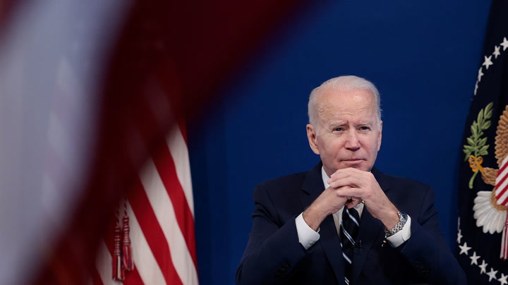 Watch live as Biden meets with Senate Democrats on voting rights