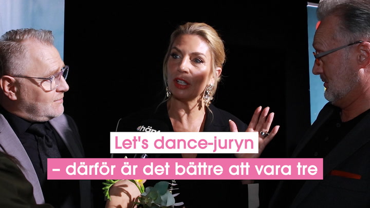 Let's dance-juryn – därför är det bättre att vara tre