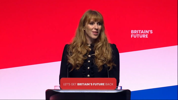 Watch in full: Angela Rayner pledges higher wages in Labour Party conference speech