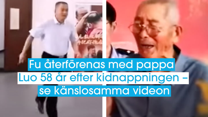 Fu återförenas med pappa Luo 58 år efter kidnappningen – se känslosamma videon