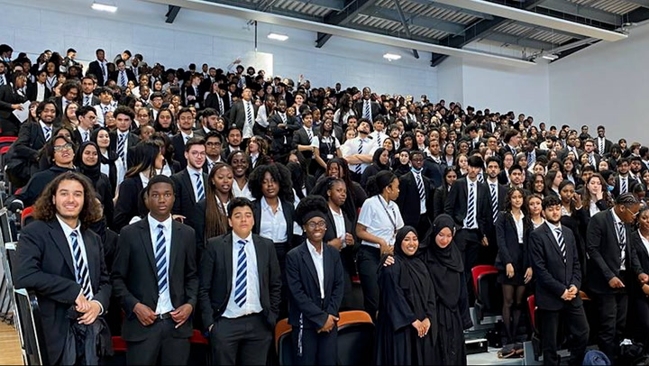 430 students achieve straight A*/A level grades in London state school