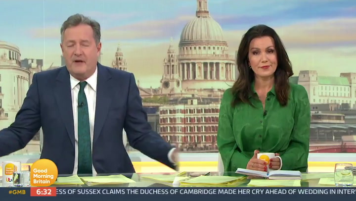 Piers Morgan 'sickened' by Harry and Meghan 'two hour trash-athon'