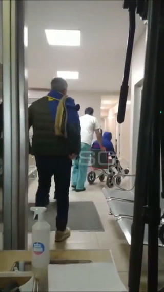 Así llegaba Zeballos al hospital