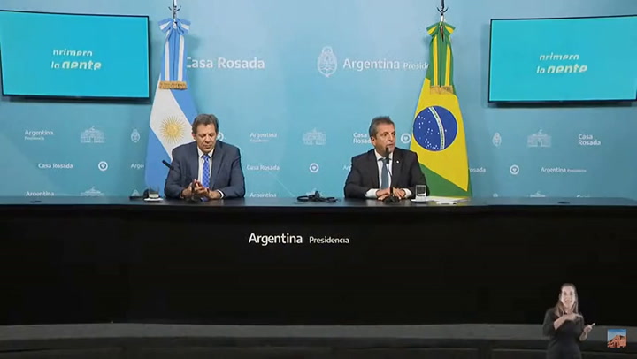Sergio Massa dijo que Uruguay es 'el hermano menor' de la Argentina y de Brasil