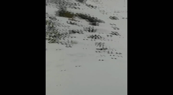 Las primeras nevadas de la temporada en Bariloche