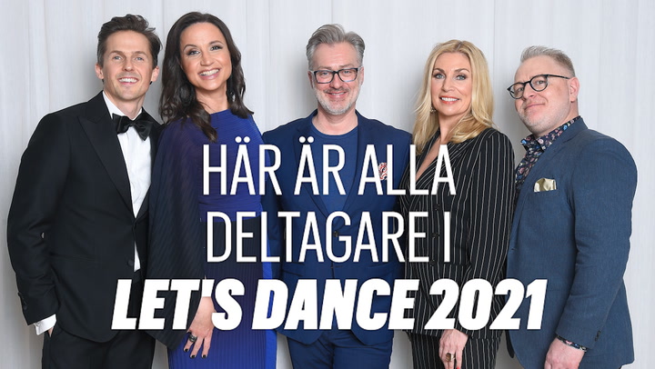 Här är ALLA tävlande kändisar i Let’s dance 2021!