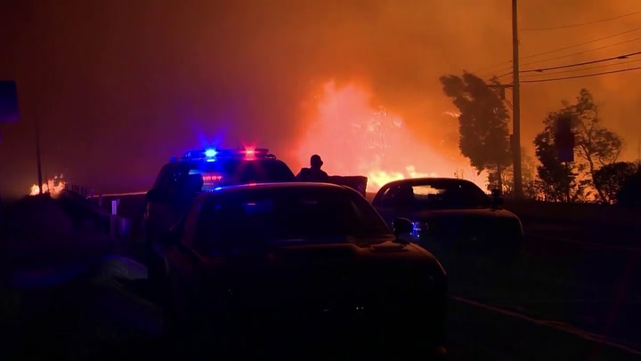 Viento da alas a incendios de California que dejan nueve muertos - Fuente: AFP