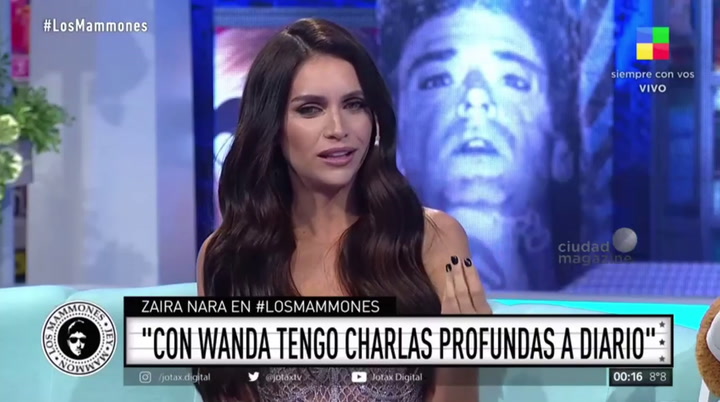 Zaira Nara recordó por qué se separó de Forlán - Fuente: América TV