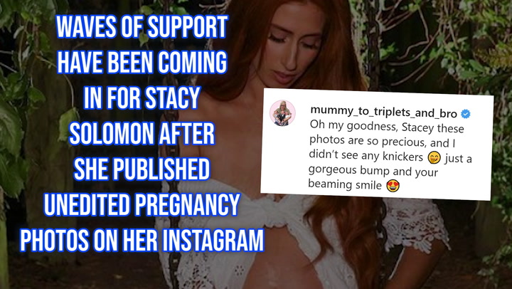 Stacey Solomon shares 'raw and unedited' pregnancy photos as due date  approaches - Wales Online