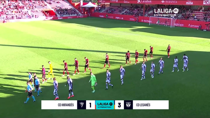 LaLiga Hypermotion (J7): resumen y goles del Mirandés 1-3 Leganés