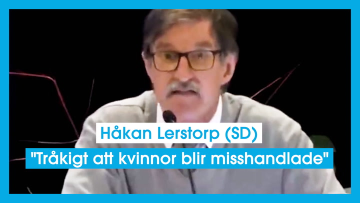Håkan Lerstorp (SD) "Tråkigt att kvinnor blir misshandlade"