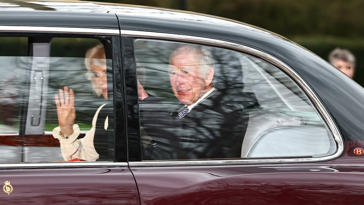 King Charles and Camilla return to Buckingham Palace
