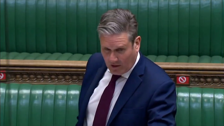 Starmer says Johnson spent time in the pandemic ‘nipping out of meetings’ to pick out wallpaper
