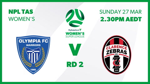 26 March - WSL TAS - Olympia v Clarence Zebras
