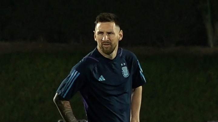 World Cup final: Messi trains with his team ahead of Argentina v France