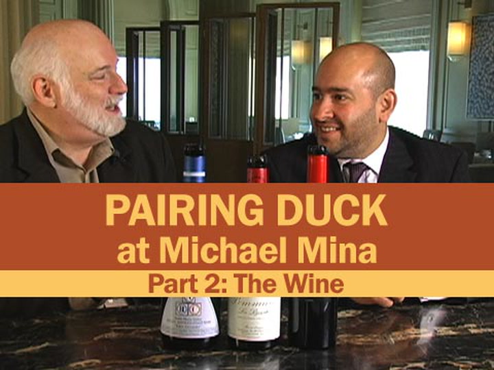 Pairing Mina, 2: The Wines