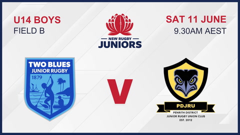 11 June - U14boys Field B - Two Blues Rugby V Penrith District