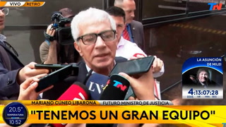 Mariano Cúneo Libarona: "Queremos que la imagen de la Justicia sea fantástica"