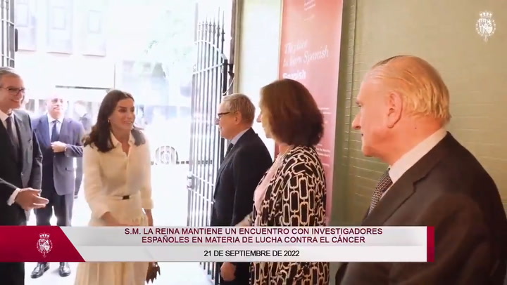 Así fue el saludo de la reina Letizia, Video; casarealtv