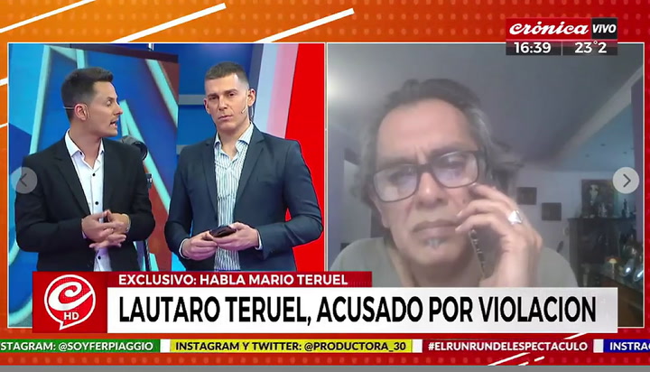 La denunciante le envía un mensaje a Lautaro Teruel advirtiéndole que lo va a denunciar - Crónica TV